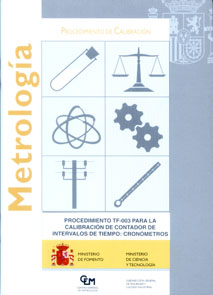 TF-003 Procedimiento para la calibración de intervalos de tiempo: cronómetros