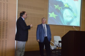 Prof.  Rainer Blatt y Prof. Miguel Ángel Martín-Delgado