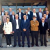 Miembros de la Real Academia de Ciendias junto equipo directivo del CEM