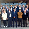 Miembros de la Real Academia de Ciendias junto equipo directivo del CEM