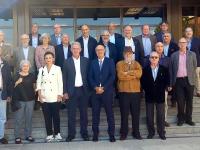 Miembros de la Real Academia de Ciendias junto equipo directivo del CEM