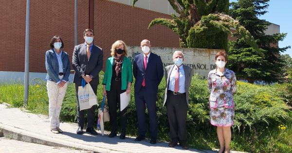 Visita de la Dirección del CEDEX al CEM el 7 de mayo de 2021