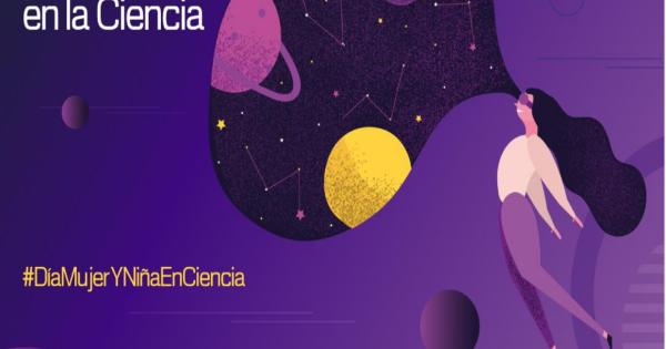 Cartel oficial dia internacional de la mujer y niña en la ciencia