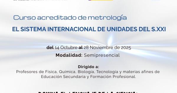 anuncio curso acreditado de metrología